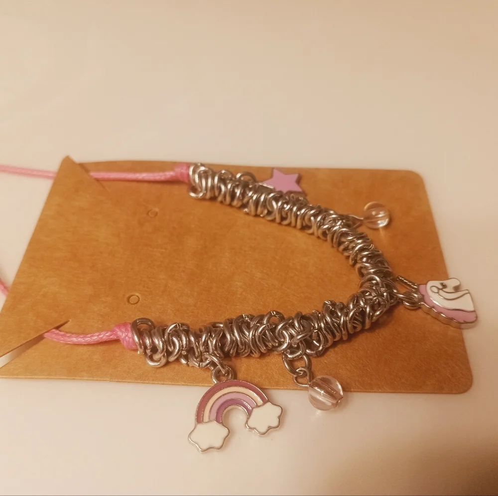 Unicorn, Rainbow, Star Necklace